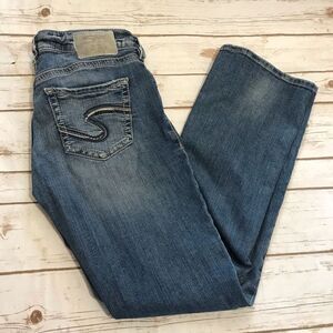 Silver Jeans Avery Slim Boot Jeans Light Wash W 28 L 31‎